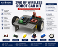 2WD RF Wireless Robot Car Kit – No Programming Required