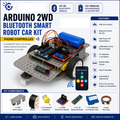 Arduino 2WD Metal Bluetooth Smart Robot Car Kit